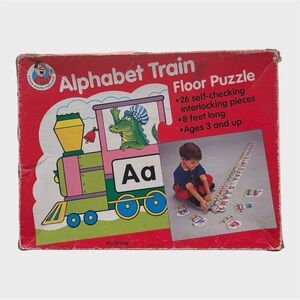 Vintage "Alphabet Train" Floor Puzzle